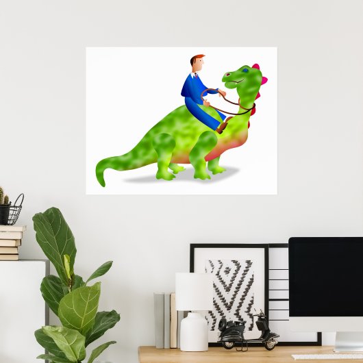 Poster Dinosaur (Bureau à domicile)
