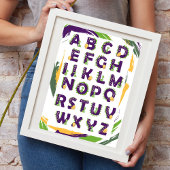 Poster Dinosaur ABC Alphabet mou