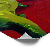 Poster Dinosaur Amis 3 ART IMPRIMER imaginaire goth à bas (Coin)