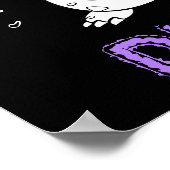 Poster Dinosaur - Animal d'art esquissé en noir et blanc (Coin)