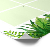 Poster Dinosaur Baby shower Devis Date d'échéance (Coin)