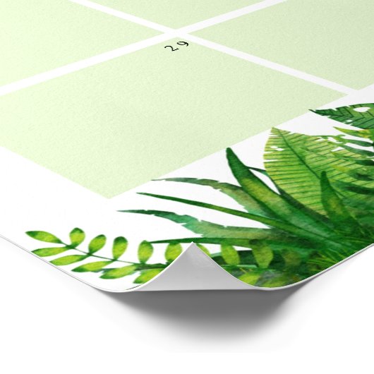 Poster Dinosaur Baby shower Devis Date d'échéance (Coin)