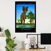 Poster Dinosaur Chasmosaurus Gregory Paul (Bureau à domicile)