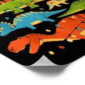 Poster Dinosaur Christmas Tree Dino Trex Dinosaur Lover C (Coin)