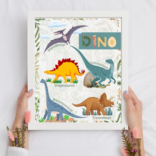 Poster Dinosaur Cute
