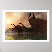 POSTER DINOSAUR DAWN PRINT (Devant)
