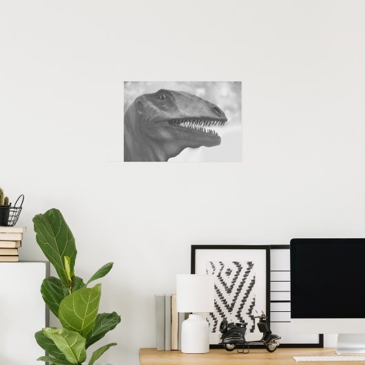 Poster Dinosaur effrayant (Bureau à domicile)