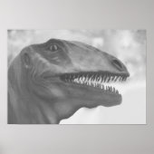 Poster Dinosaur effrayant (Devant)