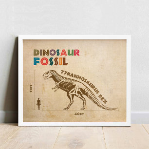 Poster Dinosaur Fossil 4
