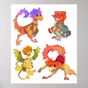 Poster Dinosaur Fraggle Rock