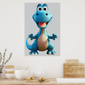 Poster Dinosaur Imaginaire (Cuisine)