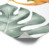 Poster Dinosaur Premier anniversaire Oneasaurus Party (Coin)