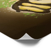 Poster Dinosaur Raptor Jungle Art (Coin)