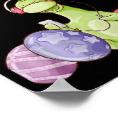 Poster Dinosaur Say Happy Easter Premium Tri-blend  (Coin)