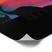 Poster Dinosaur Sunset (Coin)