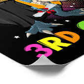 Poster Dinosaur T Rex Adieu 3e année Bonjour 4e année G (Coin)