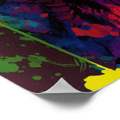 Poster Dinosaur T Rex Green Jurassic (Coin)