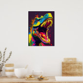 Poster Dinosaur T Rex Jussica World Kids (Cuisine)