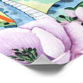 Poster Dinosaur Thème 1er Anniversaire (Coin)