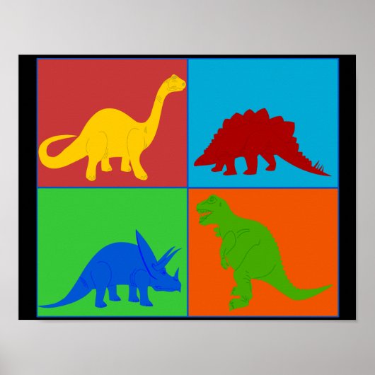 Poster Dinosaur Toys (Devant)