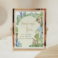 Dinosaur vert Baby shower Maman Osa Bar
