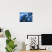 Poster Dinosaur Wedgewood Cute Cool Art Fractal (Bureau à domicile)