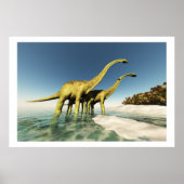 POSTER DINOSAUR WORLD PRINT (Devant)