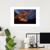 Poster Dinosaure (Bureau à domicile)