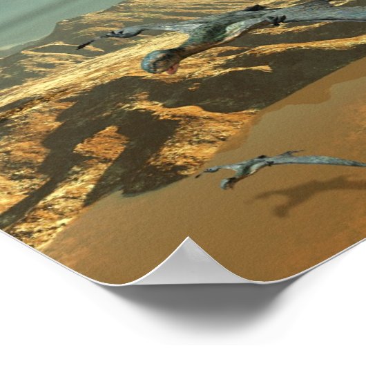 Poster Dinosaure (Coin)