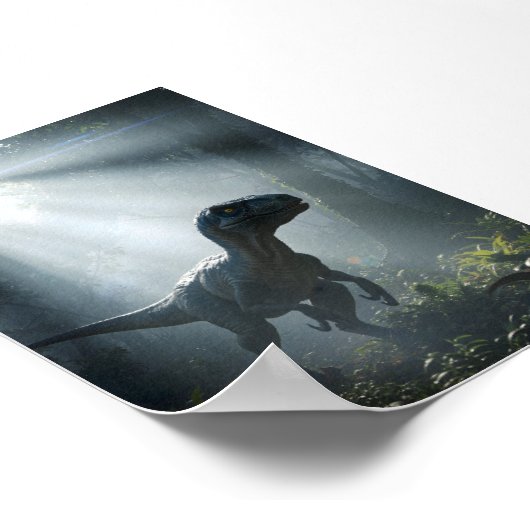 Poster Dinosaure (Coin)