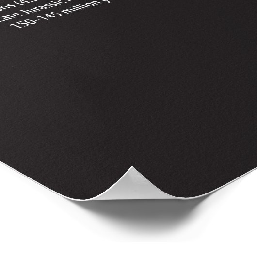 Poster Dinosaure (Coin)