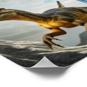 Poster Dinosaure Adventure - Exploration en plein air (Coin)