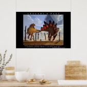 Poster Dinosaure Allosaurus Stegosaurus Greg Paul (Cuisine)