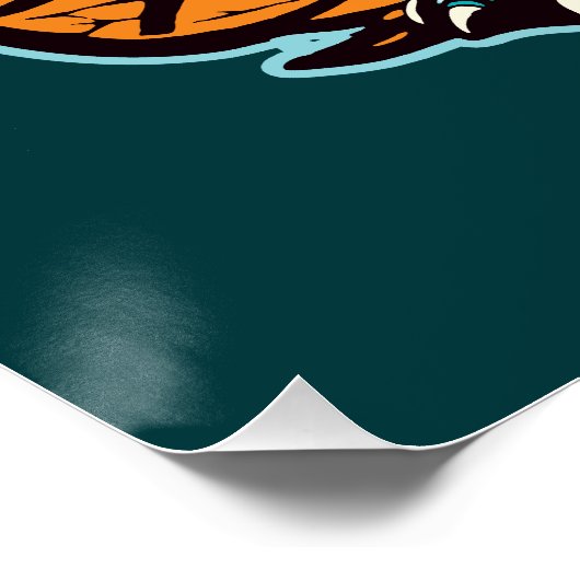 Poster Dinosaure Bébé mignon (Coin)