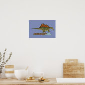 Poster Dinosaure Crétacé Spinosaurus (Cuisine)