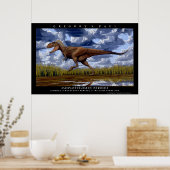 Poster Dinosaure Daspletosaurus Greg Paul (Cuisine)