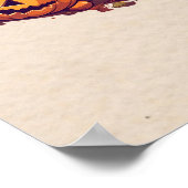 Poster Dinosaure de bébé éffrayant Thème Anniversaire de  (Coin)