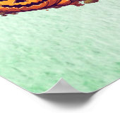 Poster Dinosaure de bébé éffrayant Thème Anniversaire de (Coin)