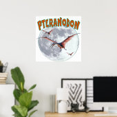 Poster Dinosaure de Pteranodon (Bureau à domicile)