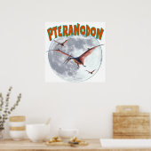 Poster Dinosaure de Pteranodon (Cuisine)