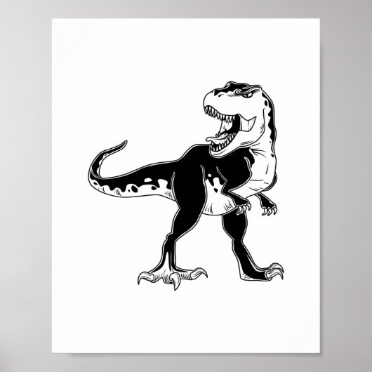 Poster dinosaure de Tyrannosaur (Devant)