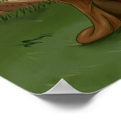 Poster Dinosaure doux (Coin)