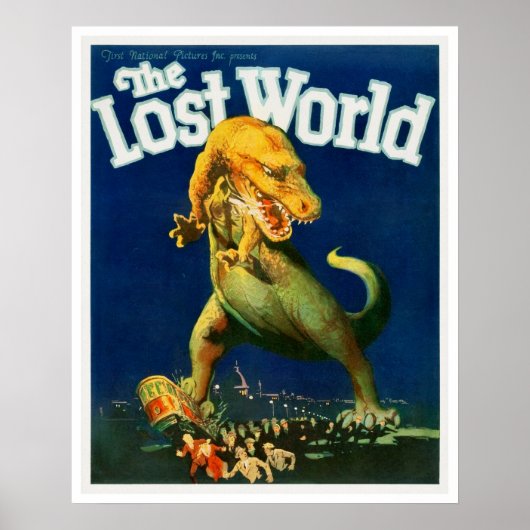 Poster Dinosaure du monde perdu (Devant)