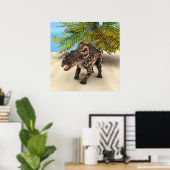 Poster Dinosaure Einiosaurus (Bureau à domicile)
