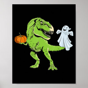 Poster Dinosaure Fantôme Lazy Costume d'Halloween Fun TRe