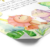 Poster Dinosaure Garçon de verdure Bébé Diapeurs de nuit  (Coin)