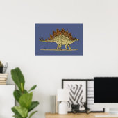 Poster Dinosaure jurassique Stégosaure (Bureau à domicile)