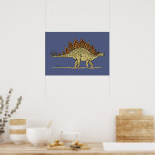 Poster Dinosaure jurassique Stégosaure (Cuisine)