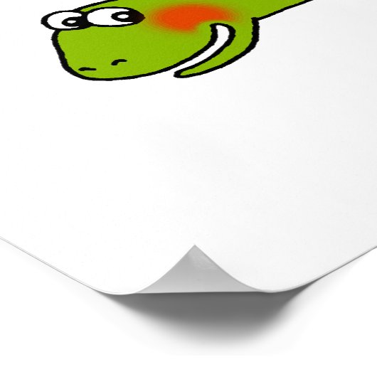 Poster Dinosaure mignon - stegosaurus (Coin)