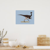 Poster Dinosaure ornithomimus crétacé (Cuisine)